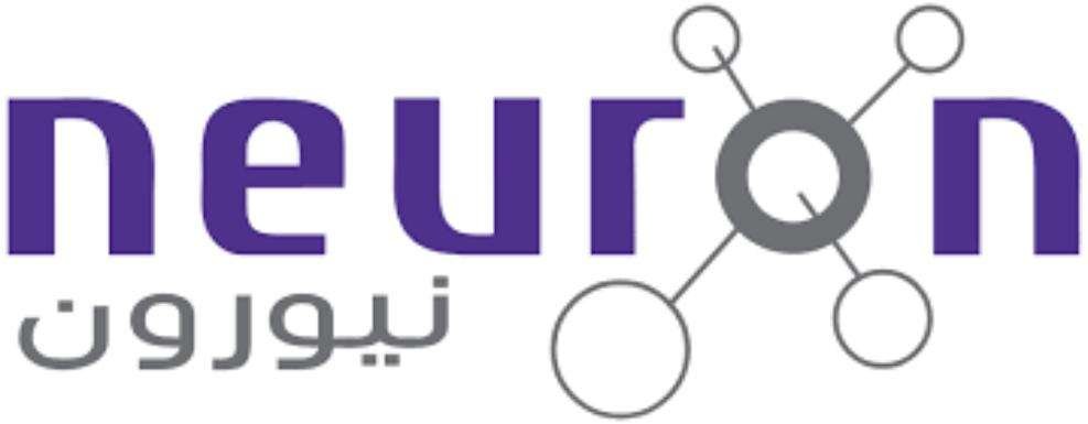 NEURON logo with Arabic text.